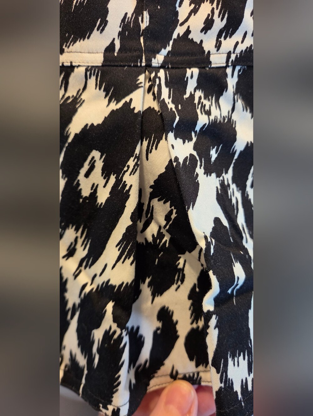Betsey Johnson Black&white Leopard Print Structured Stretch Blazer Sz2 - Picture 8 of 12